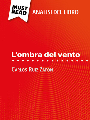 cover image of L'ombra del vento di Carlos Ruiz Zafón (Analisi del libro)